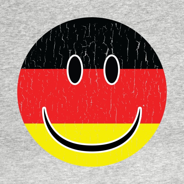 Smiley Germany Flag Fan German Fan Gift by atomguy